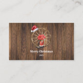 Kerst Gratis Drink Feestkaart Ticket (Achterkant)