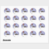Kerst Greyhound / Whippet / Iggy Gift Labels (Vel)