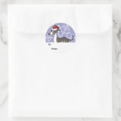 Kerst Greyhound / Whippet / Iggy Gift Labels (Tas)