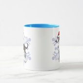 Kerst Greyhound/Whippet/Italiaanse Greyhound Mok (Midden)