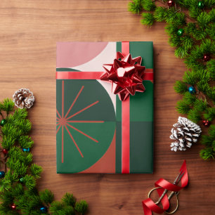 🎁 Kerst Grid Patroon Wrap Voor Kerstcadeau Cadeaupapier