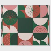 🎁 Kerst Grid Patroon Wrap Voor Kerstcadeau Cadeaupapier (Vlak)