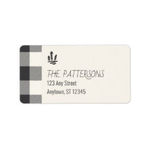 Kerst Grijs Buffel Plaid Retouradres