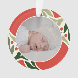 Kerst groen bessen houden ornament