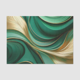 Kerst groen en goud- tissuepapier