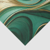 Kerst groen en goud- tissuepapier (Detail)