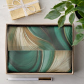 Kerst groen en goud- tissuepapier (Geschenk)