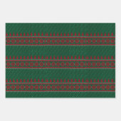 Kerst Groen & Rode Kruis inpakpapier (Voorkant)