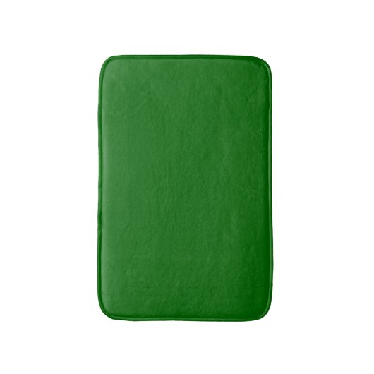 Kerst Groen Stevige Kleur Badmat (Voorkant Verticaal)