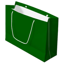 Kerst Groen Stevige Kleur Groot Cadeauzakje