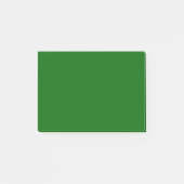 Kerst Groen Stevige Kleur Post-it® Notes (Voorkant)
