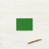 Kerst Groen Stevige Kleur Post-it® Notes (Op bureau)