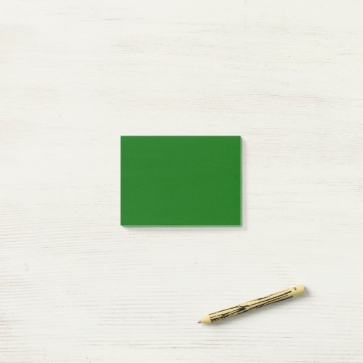 Kerst Groen Stevige Kleur Post-it® Notes (Op bureau)
