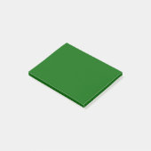 Kerst Groen Stevige Kleur Post-it® Notes (Schuin)