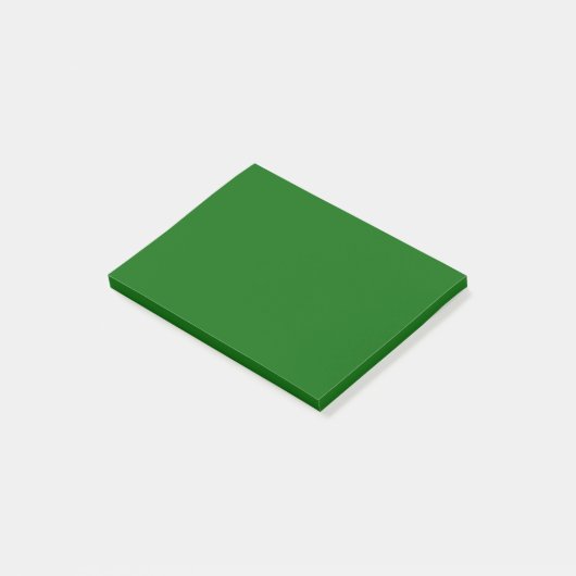Kerst Groen Stevige Kleur Post-it® Notes (Schuin)