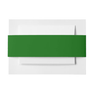Kerst Groen Stevige Kleur Uitnodigingen Wikkel