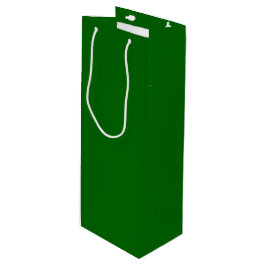 Kerst Groen Stevige Kleur Wijn Cadeautas