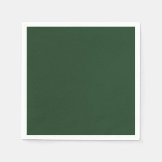 Kerst groen, vakantie groen, massief groen, servet (Voorkant)