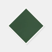 Kerst groen, vakantie groen, massief groen, servet (Hoek)