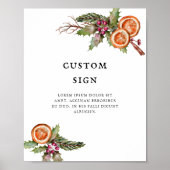 Kerst groen Vrijgezellenfeest aangepaste teken Poster (Voorkant)