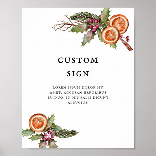 Kerst groen Vrijgezellenfeest aangepaste teken Poster (Voorkant)