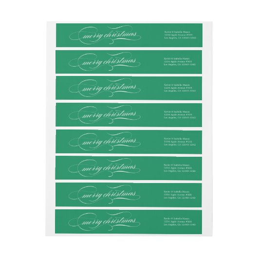 kerst | Groen/wit (Vel)