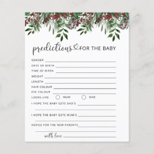 Kerst groenbaby voorspellingen en advies