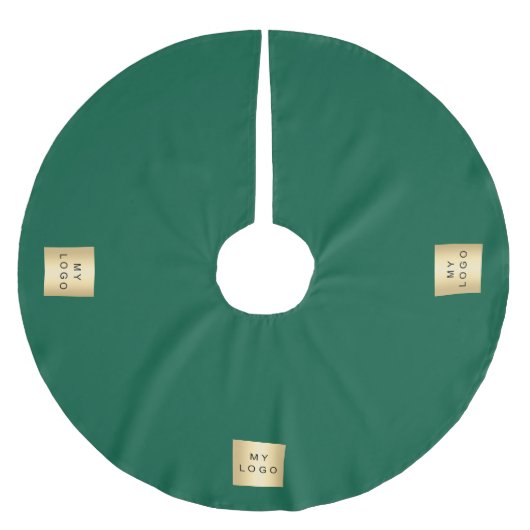 Kerst groene business logo kerstboom rok (Voorkant)