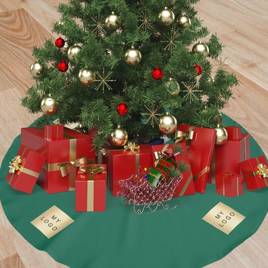 Kerst groene business logo kerstboom rok