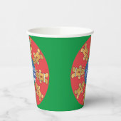 Kerst Groene Gingerbread Koekjes Papieren Bekers (Links)
