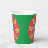 Kerst Groene Gingerbread Koekjes Papieren Bekers (Rechts)