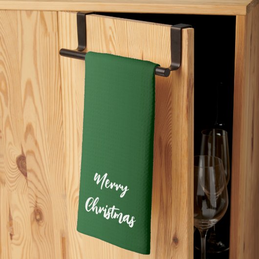 Kerst Groene Keuken Handdoeken (Derde Gevouwen)