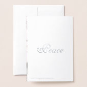 Kerst Groene Ornamenten Bal Gouden Folie Kaart (Met envelop)