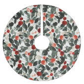 Kerst groene rode bessen kerstboom rok (Voorkant)