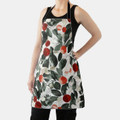 Kerst groene rode bessen schort (Insitu)