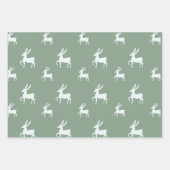 Kerst Groene Vrede en vreugde Inpakpapier Vel (Voorkant 2)