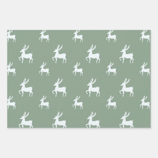 Kerst Groene Vrede en vreugde Inpakpapier Vel (Voorkant 2)