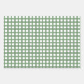 Kerst Groene White Wrapping Paper Set van 3 (Voorkant 3)