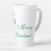 Kerst Groenen en Dingen Latte Mok (Rechterhoek)