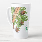 Kerst Groenen en Dingen Latte Mok (Linkerhoek)