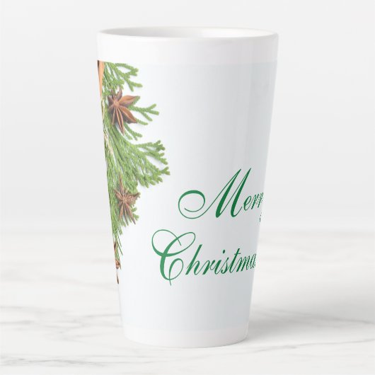 Kerst Groenen en Dingen Latte Mok (Voorkant)