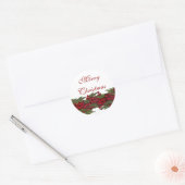 Kerst groet krans zegels PERSONALISEREN (Envelop)