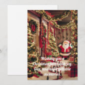 KERST GROETEN FEESTDAGENKAART (Voorkant / Achterkant)