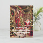 KERST GROETEN FEESTDAGENKAART (Staand voorkant)