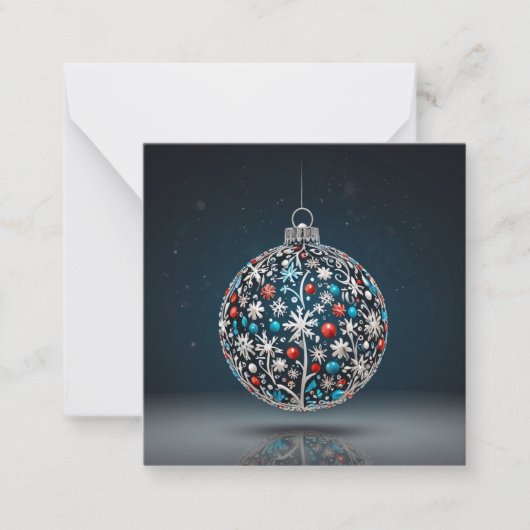 KERST GROETEN NOTITIEKAARTJE (Voorkant)