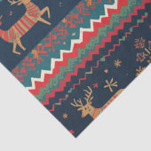 Kerst Groetjes patroon Design Tissuepapier (Detail)