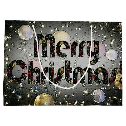 Kerst Groot Cadeauzakje (Achterkant)