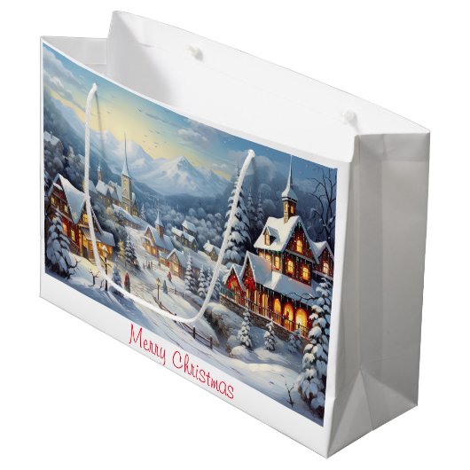 kerst groot cadeauzakje (Voorkant Gekanteld)