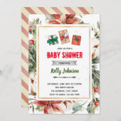 Kerst grootste cadeau shower kaart (Voorkant / Achterkant)