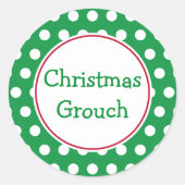 Kerst Grouch Stickers (Voorkant)